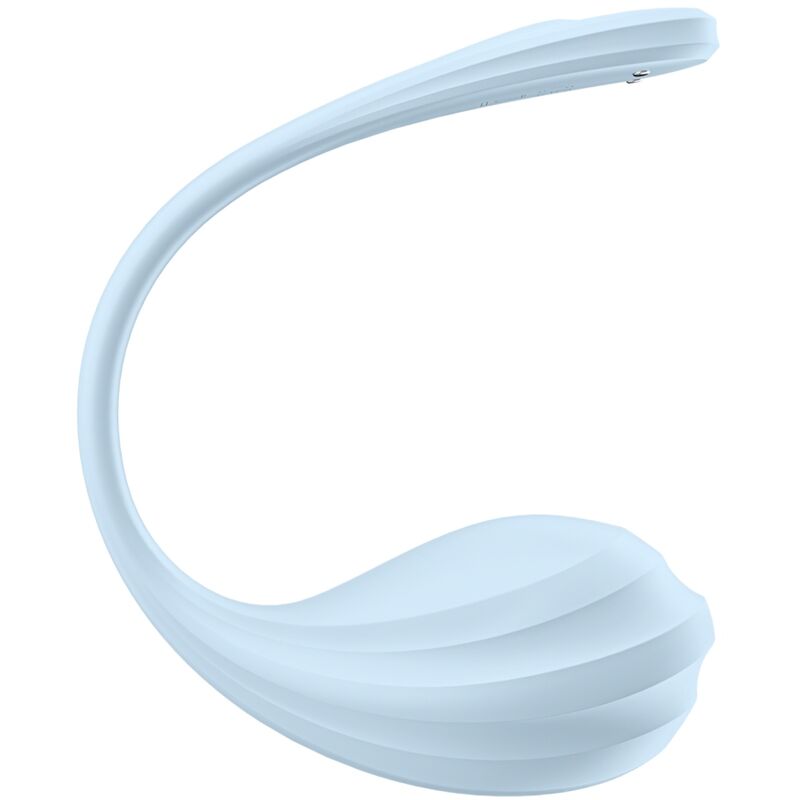 SATISFYER - STIMOLATORE DEL PUNTO G SMOOTH PETAL BLU CIELO APP GRATUITA