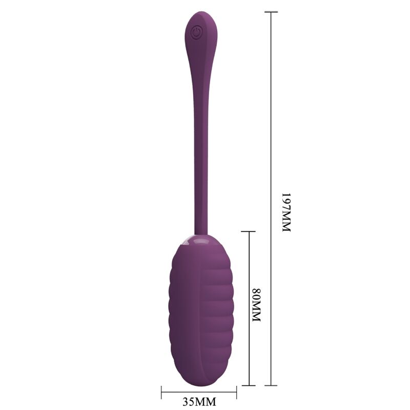 PRETTY LOVE - CASPER PURPLE UOVO VIBRANTE RICARICABILE