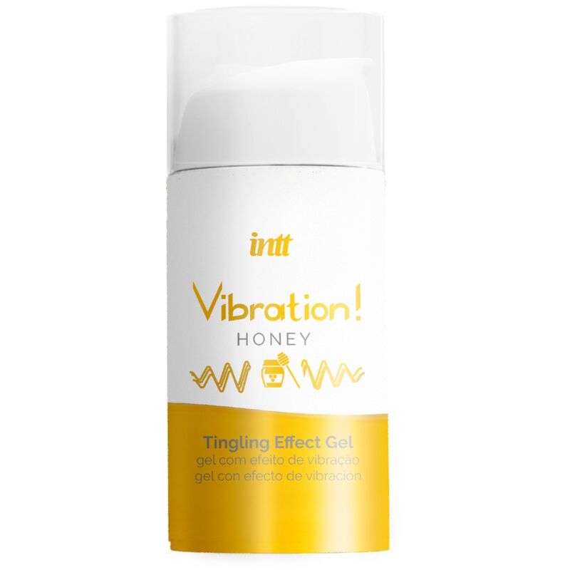 INTT - POTENTE ESTIMULANTE ÍNTIMO GEL VIBRADOR LÍQUIDO MIEL 15 ML