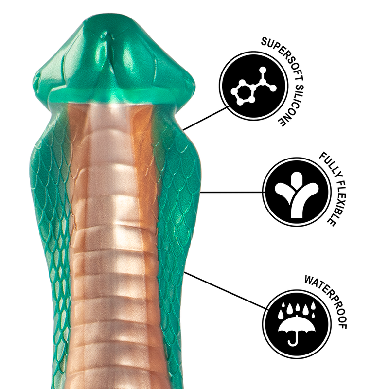EPIC - DILDO PYTHON VERDE COBRA
