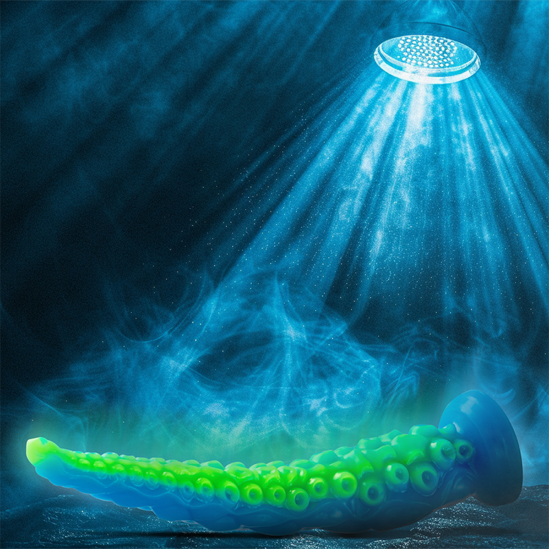 EPIC - DILDO SCYLLA FLUORESCENTE CON TENTACOLI SOTTILI DI GRANDI DIMENSIONI
