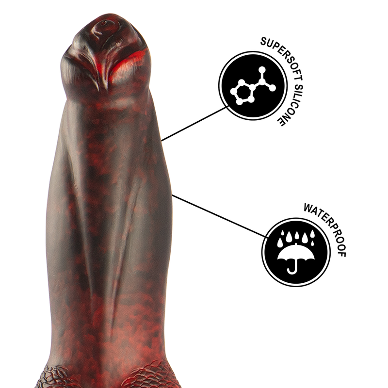 EPIC - PROMETHEUS DILDO TITAN IN FLAMES TELECOMANDO RICARICABILE