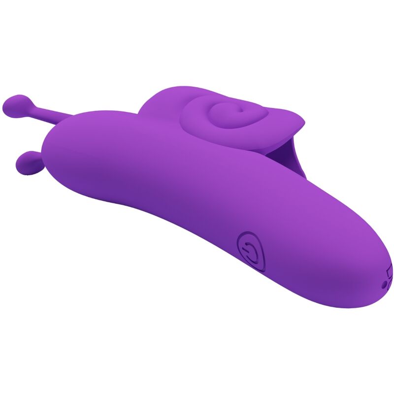 PRETTY LOVE - POTENTE STIMOLATORE PER DITA VIOLA A LUMACA