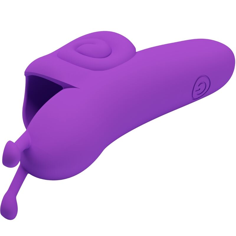 PRETTY LOVE - POTENTE STIMOLATORE PER DITA VIOLA A LUMACA