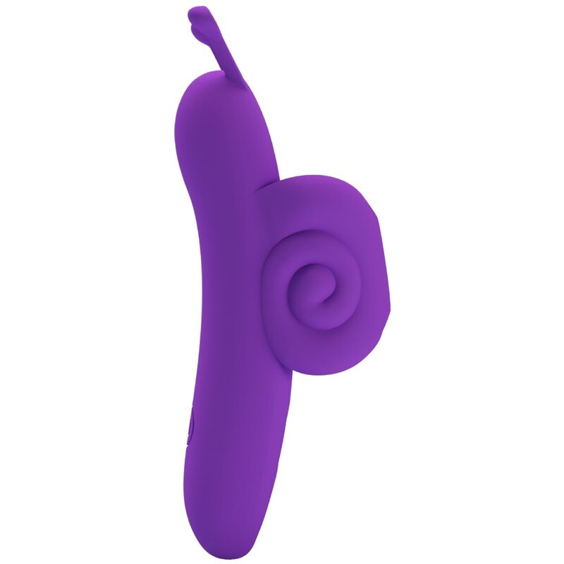 PRETTY LOVE - POTENTE STIMOLATORE PER DITA VIOLA A LUMACA