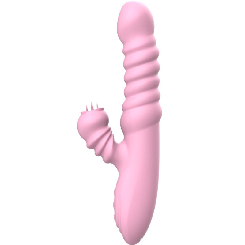 ARMONY - VIBRADOR MULTIFUNCIÓN CON LENGUA ESTIMULANTE EFECTO CALOR ROSA