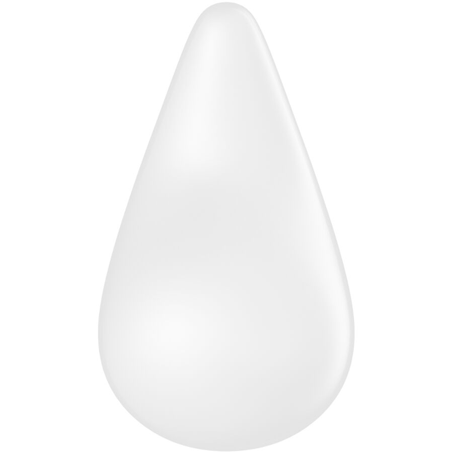 SATISFYER - VIBRATORE A GOCCIA DI RUGIADA DA APPOGGIO BIANCO