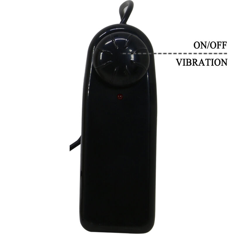 PRETTY LOVE - STARKS ARNÉS BRAGUITAS CON VIBRACIÓN MULTIVELOCIDAD DILDO 17,5 CM MARRÓN CLARO