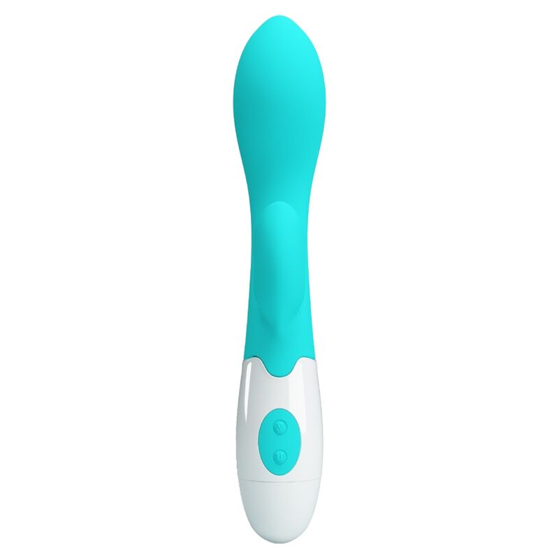 PRETTY LOVE - VIBRATORE PUNTO G LUMINOSO VERDE ACQUA