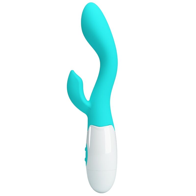 PRETTY LOVE - VIBRATORE PUNTO G LUMINOSO VERDE ACQUA