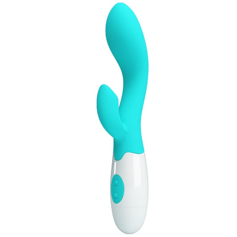 PRETTY LOVE - VIBRATORE PUNTO G LUMINOSO VERDE ACQUA