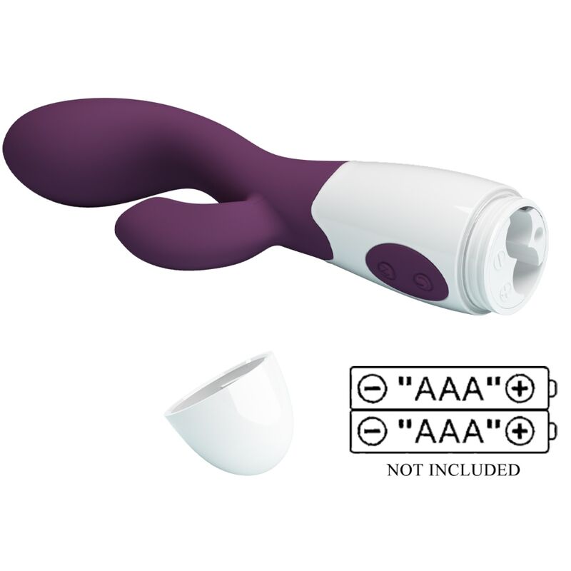 PRETTY LOVE - VIBRADOR PUNTO G BRILLANTE MORADO