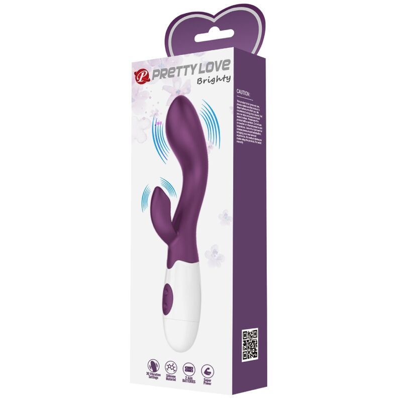 PRETTY LOVE - VIBRATORE PUNTO G LUMINOSO VIOLA