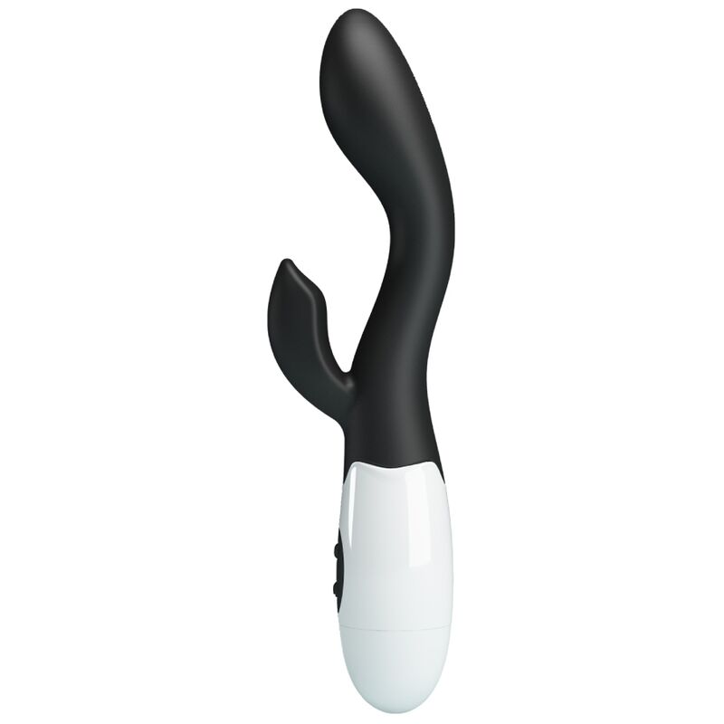PRETTY LOVE - VIBRADOR DE PUNTO G BRILLANTE NEGRO