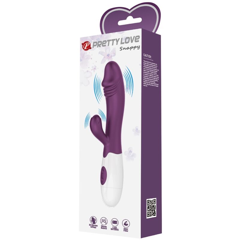PRETTY LOVE - VIBRATORE SNAPPY PUNTO G VIOLA