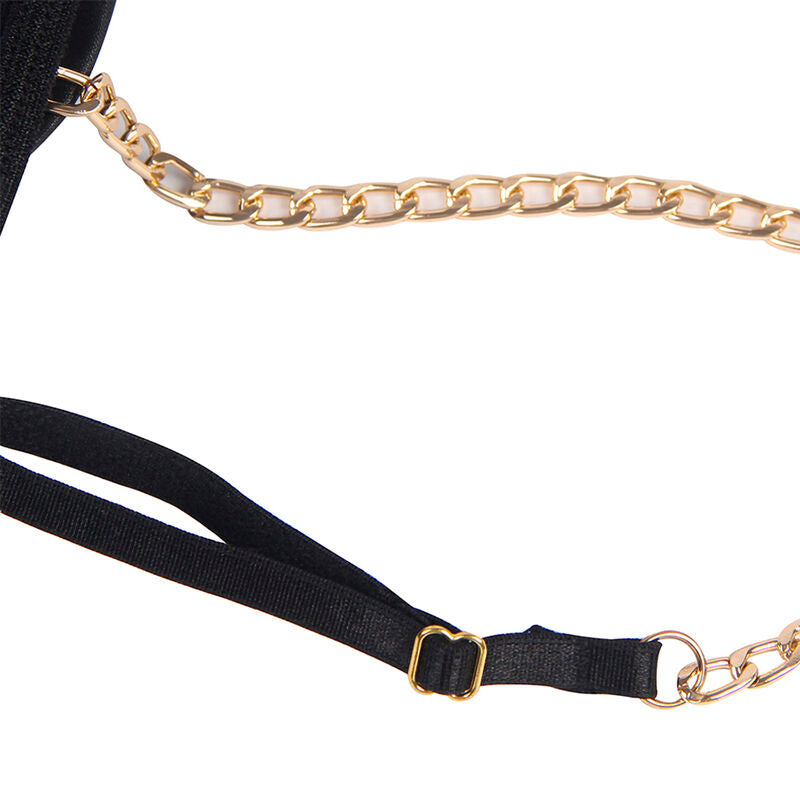 SUBBLIME - BODY DE TIRANTES DE CADENA NEGRA S/M