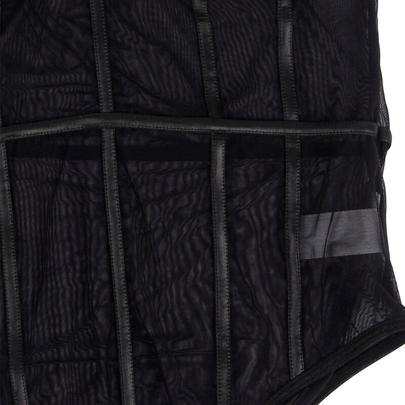 SUBBLIME - BODY DE TIRANTES DE CADENA NEGRA S/M