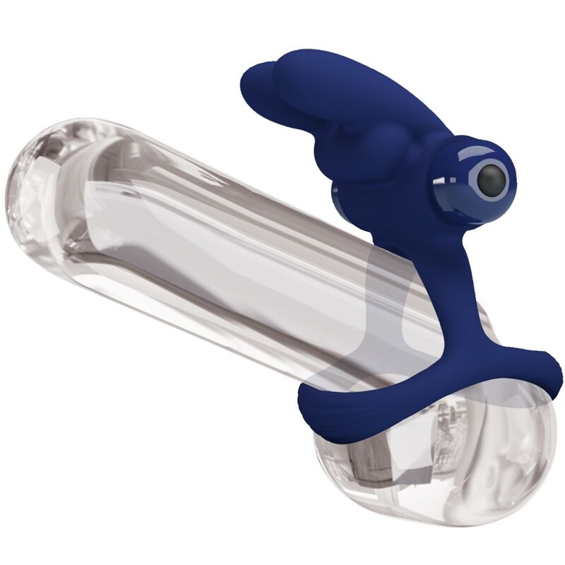 PRETTY LOVE - ANELLO VIBRANTE DOPPIO FRANCISCO CONIGLIO BLU