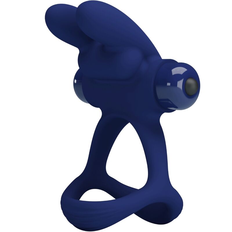 PRETTY LOVE - ANELLO VIBRANTE DOPPIO FRANCISCO CONIGLIO BLU