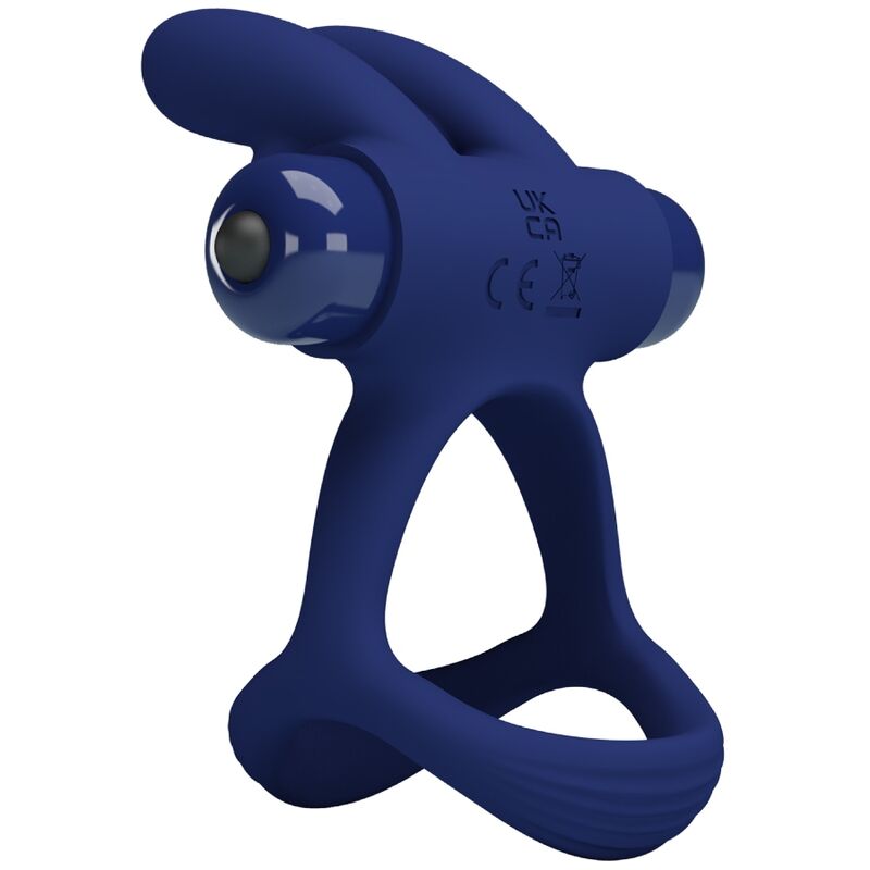PRETTY LOVE - ANELLO VIBRANTE DOPPIO FRANCISCO CONIGLIO BLU