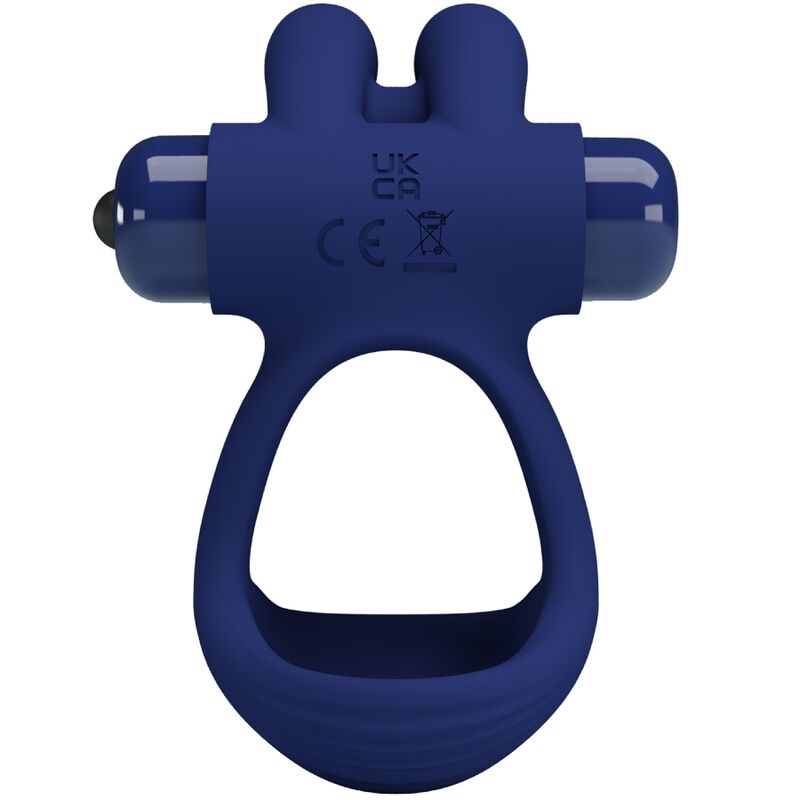 PRETTY LOVE - ANELLO VIBRANTE DOPPIO FRANCISCO CONIGLIO BLU