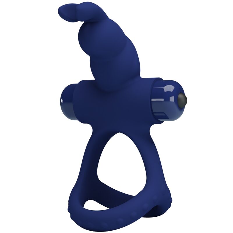 PRETTY LOVE - LUCHITO DOPPIO ANELLO VIBRANTE CONIGLIO BLU