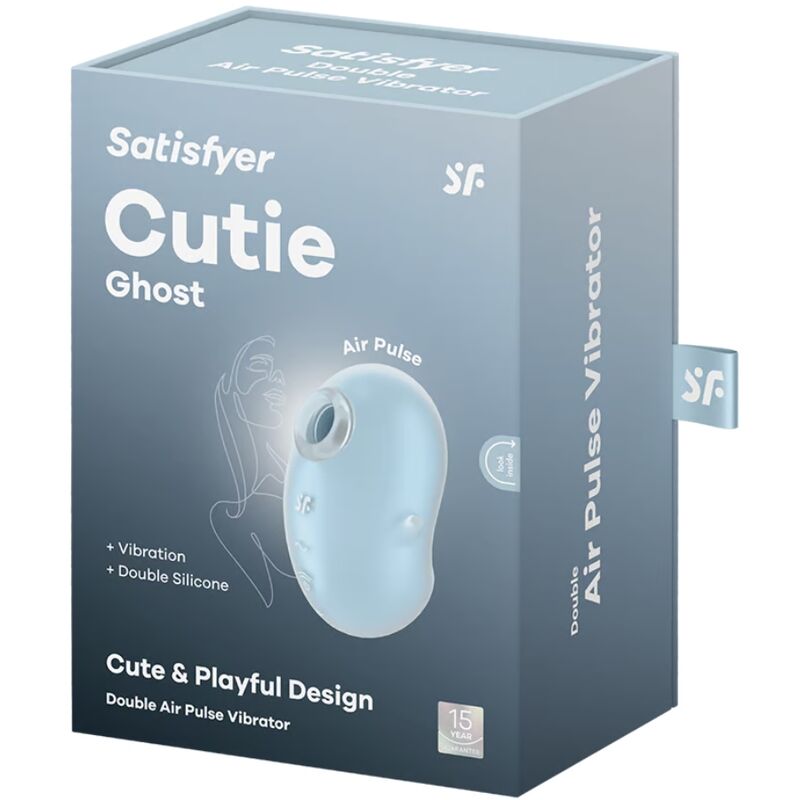 SATISFYER - CUTIE GHOST VIBRATORE DA SEDERE AZZURRO