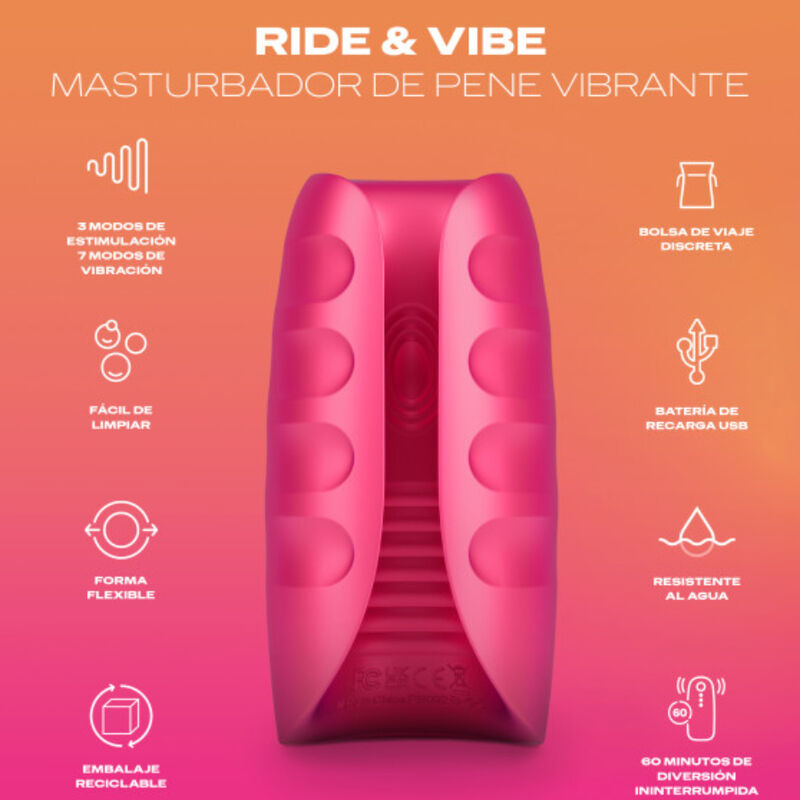 DUREX - VIBRATORE MASTURBATORE TOY RIDE &amp; VIBE