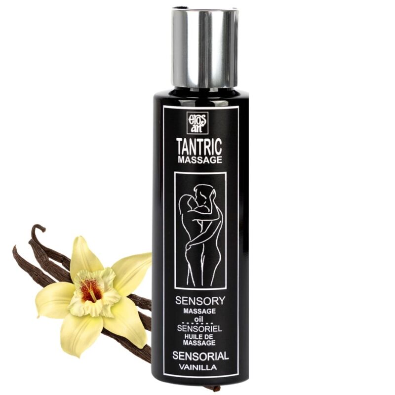 EROS-ART - OLIO DA MASSAGGIO TANTRICO NATURALE E AFRODISIACO ALLA VANIGLIA 100 ML