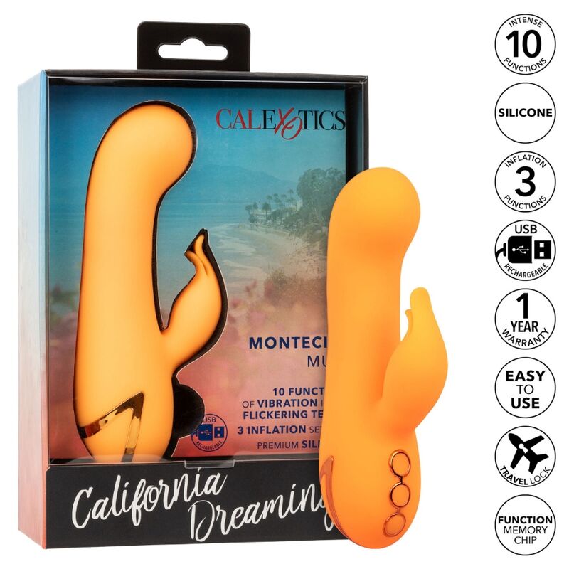 CALEXOTICS - VIBRATORE MONTECITO MUSE CONIGLIO ARANCIONE DI CALIFORNIA DREAMING