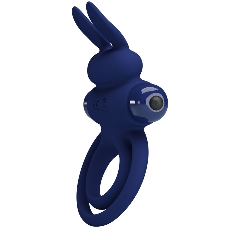 PRETTY LOVE - DAREY ANILLO VIBRADOR DOBLE CONEJO AZUL
