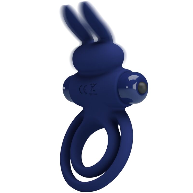 PRETTY LOVE - DAREY ANILLO VIBRADOR DOBLE CONEJO AZUL