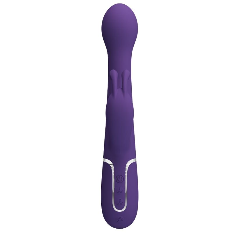 PRETTY LOVE - VIBRADOR DEJON RABBIT 3 EN 1 MULTIFUNCIÓN MORADO