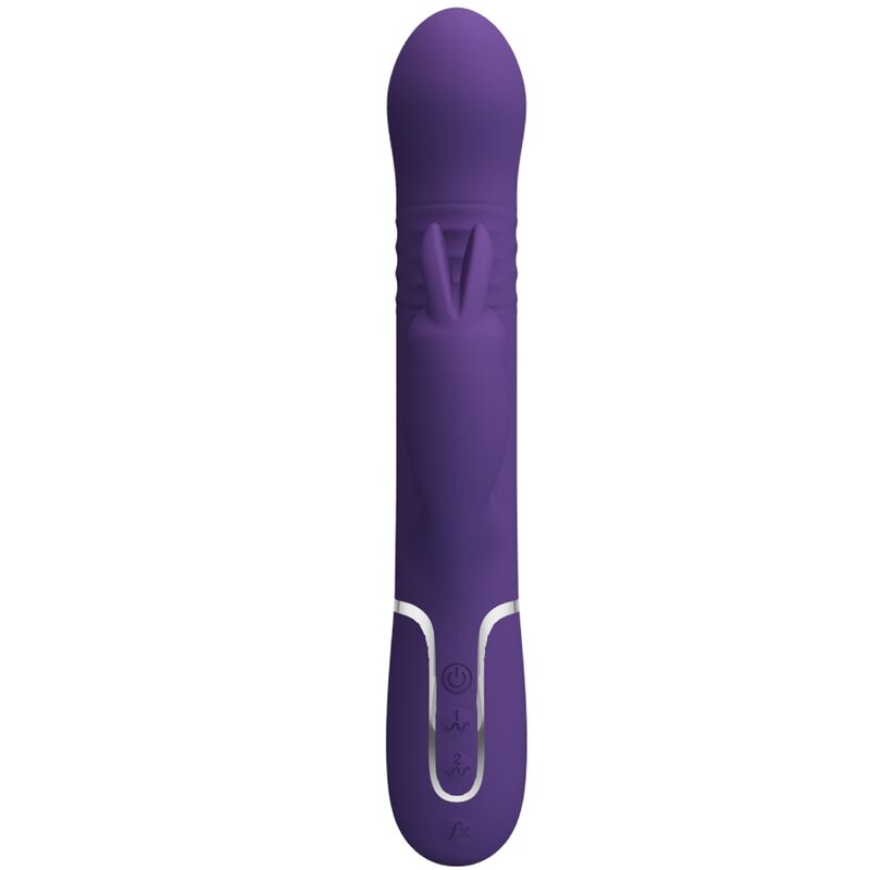 PRETTY LOVE - VIBRATORE CONIGLIO COALE 4 IN 1 VIOLA