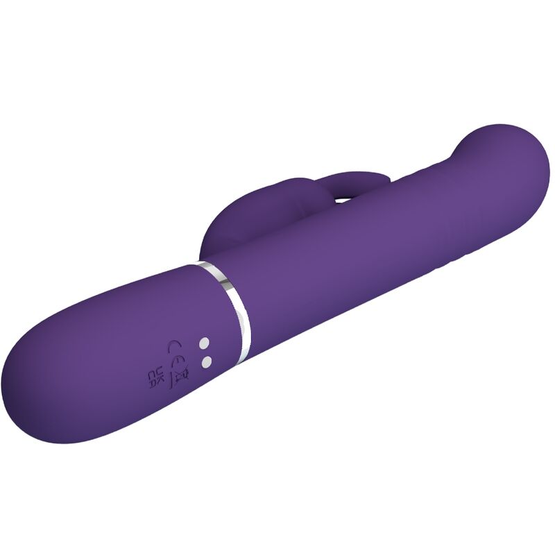 PRETTY LOVE - VIBRATORE CONIGLIO COALE 4 IN 1 VIOLA