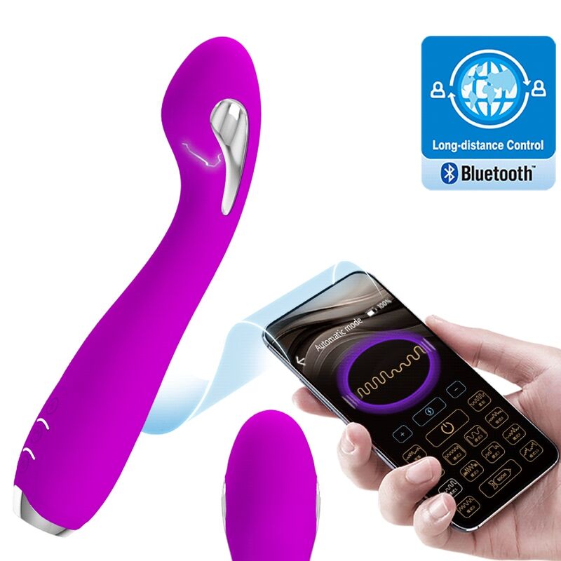 PRETTY LOVE - VIBRATORE ELETTROSHOCK HECTOR APP GRATUITA VIOLET