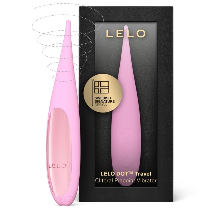 LELO - ESTIMULADOR DE CLÍTORIS DE VIAJE DOT ROSA