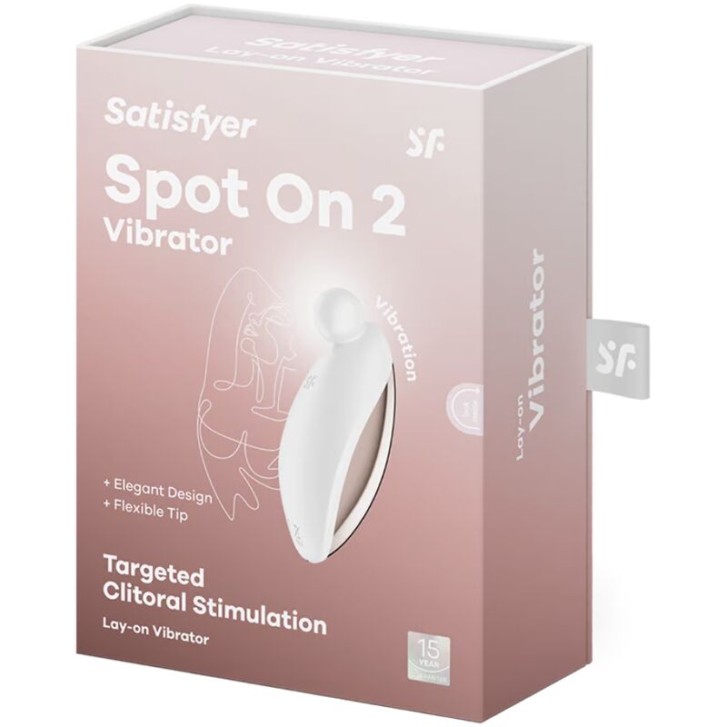 SATISFYER - SPOT ON 2 VIBRATORE DA APPOGGIO BIANCO