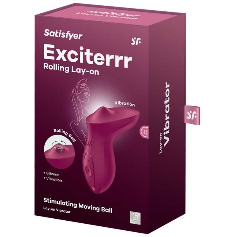 SATISFYER - VIBRATORE CLITORIDEO BERRY DA APPOGGIO ECCITANTE
