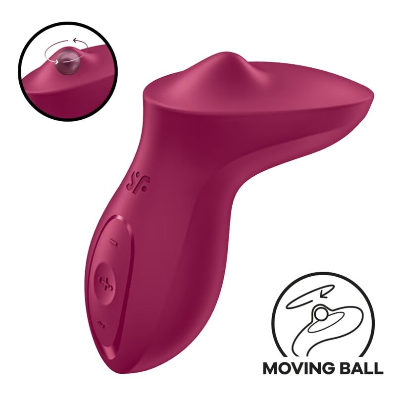 SATISFYER - VIBRATORE CLITORIDEO BERRY DA APPOGGIO ECCITANTE