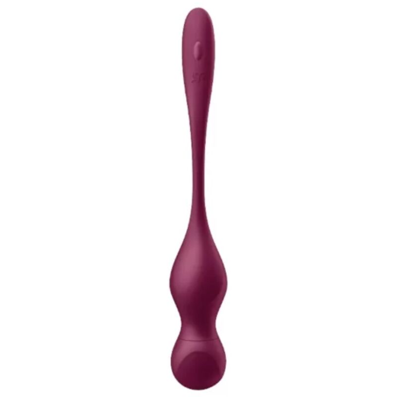 SATISFYER - LOVE BIRDS VARY VIBRATING BALLS APP GRATUITA ROSSO VINO