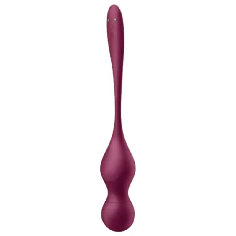 SATISFYER - LOVE BIRDS VARY VIBRATING BALLS APP GRATUITA ROSSO VINO
