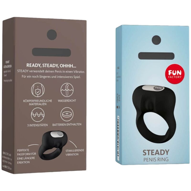 FUN FACTORY - ANELLO PER IL PENE A VIBRAZIONE COSTANTE NERO