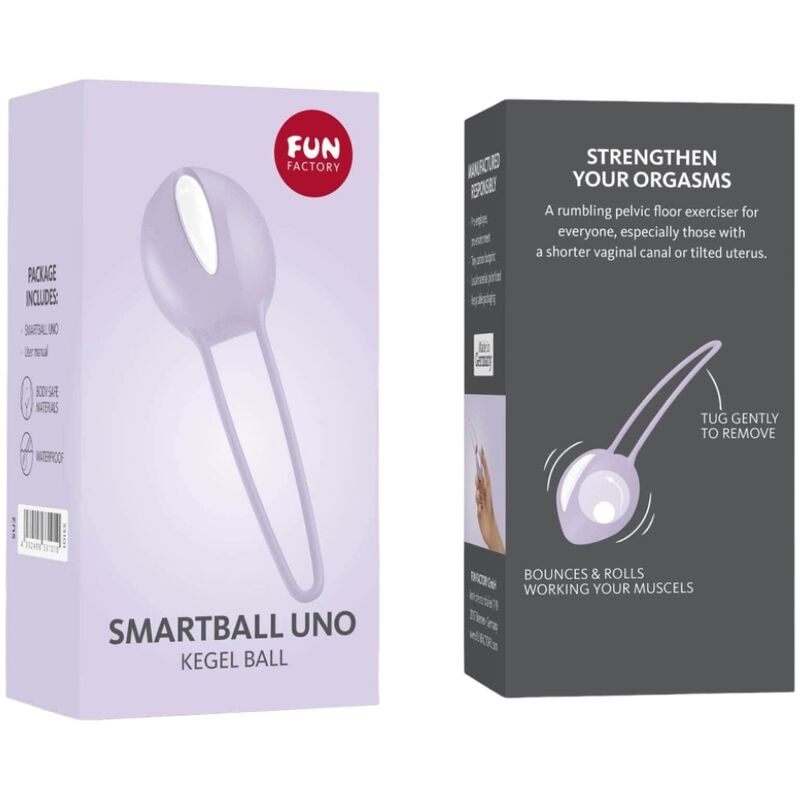 FUN FACTORY - SMARTBALL UNO PELVIC BALL BIANCO / LILLA PASTELLO