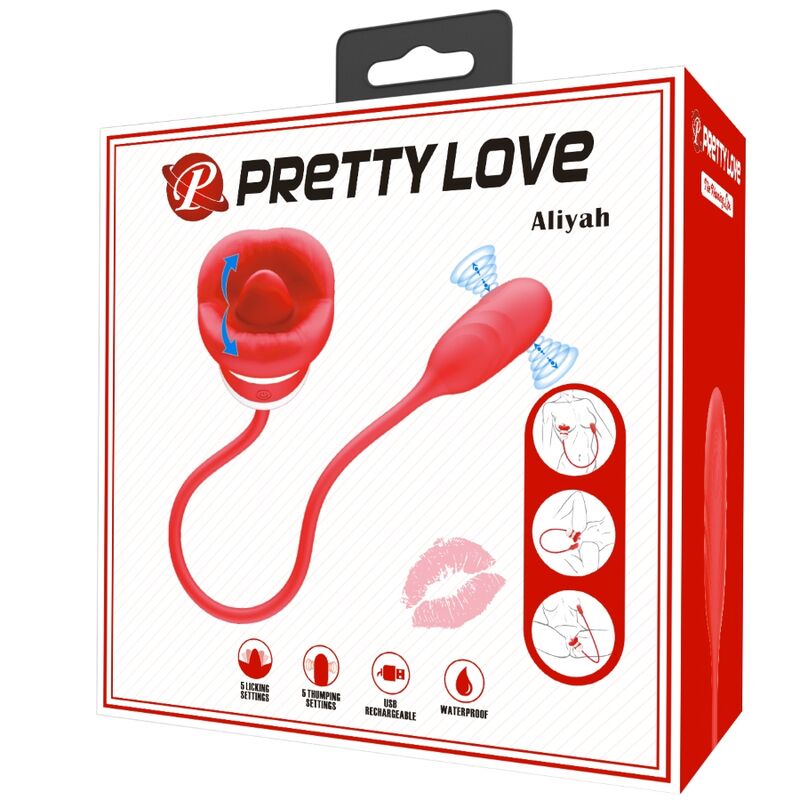 PRETTY LOVE - MASTURBADOR BOCA ROJA ALIYAH