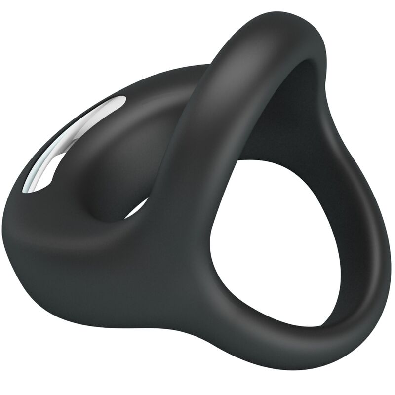 PRETTY LOVE - ANELLO VIBRATORE NERO ELLIOTT