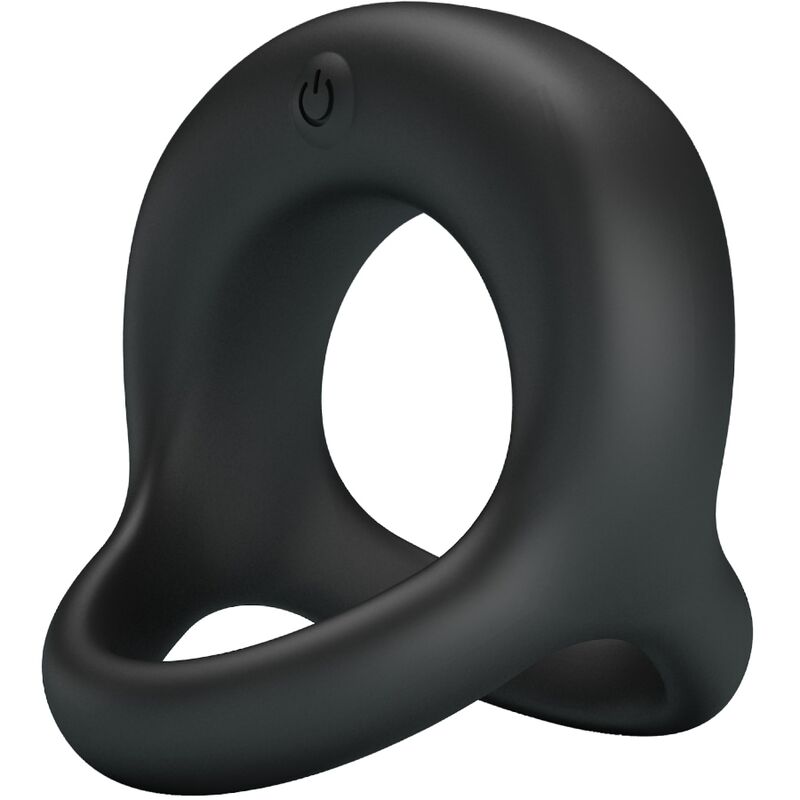 PRETTY LOVE - ANELLO VIBRATORE NERO ELLIOTT