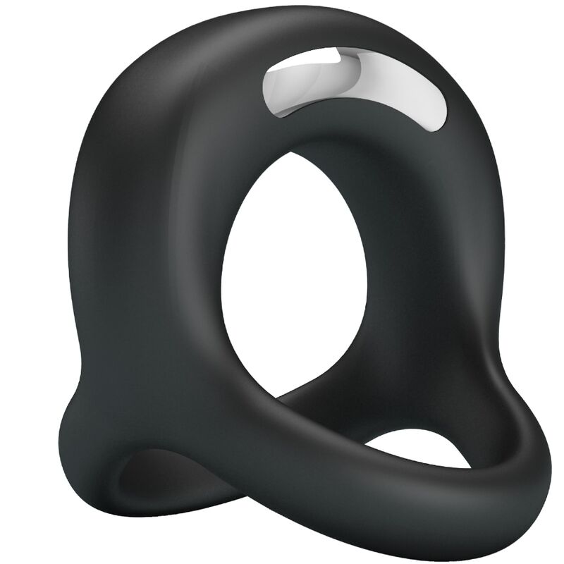 PRETTY LOVE - ANELLO VIBRATORE NERO ELLIOTT