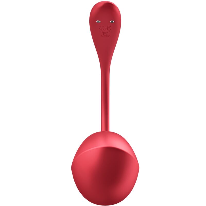 SATISFYER - STIMOLATORE PER IL PUNTO G CON TELECOMANDO A PETALI LUCIDI ROSSO APP GRATUITA