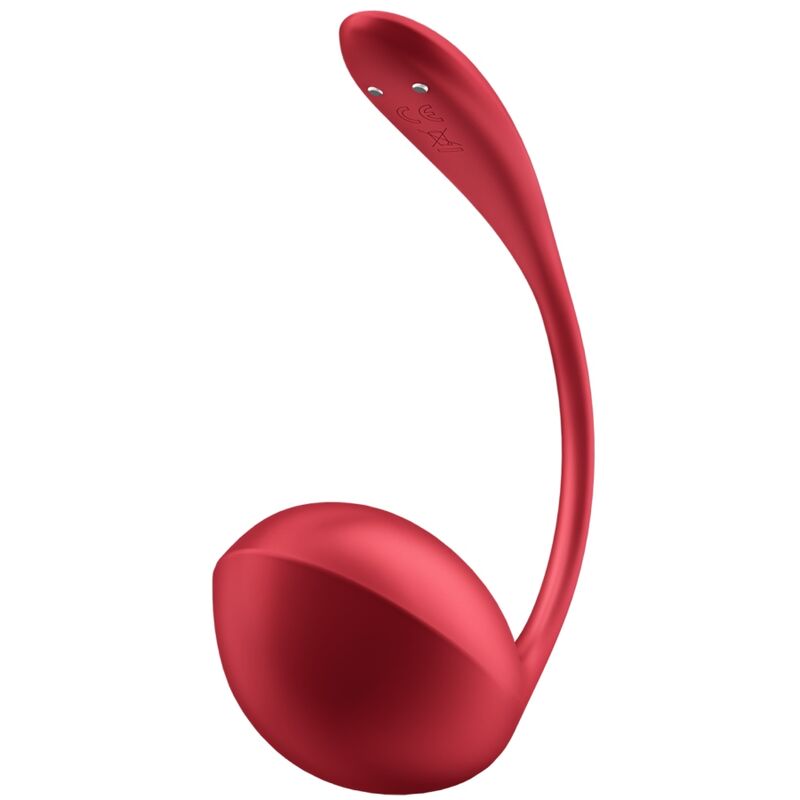 SATISFYER - STIMOLATORE PER IL PUNTO G CON TELECOMANDO A PETALI LUCIDI ROSSO APP GRATUITA